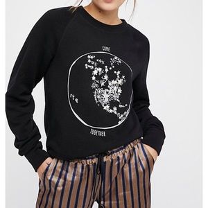 Free People Cosmo Pullover w/ Embellishments